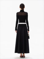 Pure Cutout Mesh Panel Knit Base Layer