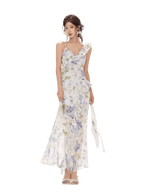 Morning Glory Dream Ruffle Chiffon Maxi Dress
