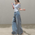 Turn-Back Glance Bow Backless Slim-Fit T-Shirt
