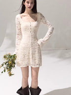 Sculpting Long-Sleeve Stretch Dress