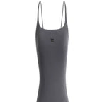 Minimal Long Knit Slip Maxi Dress