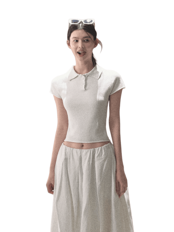 Journey Linen Polo Knit T-Shirt