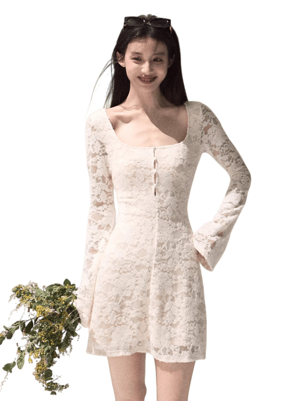 Sculpting Long-Sleeve Stretch Dress