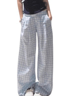 Tencel–Linen Relaxed Wide-Leg Pants