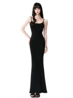 Butterfly Hardware Sculpting Stretch Cami Maxi Dress