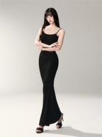 Butterfly Hardware Sculpting Stretch Cami Maxi Dress