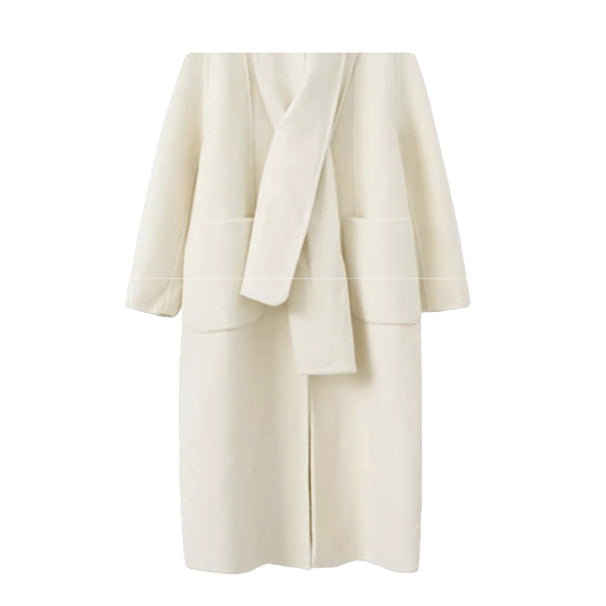 Oversized Double-Faced Wool Long Coat
