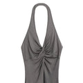 Silk-Blend Draped Halterneck Camisole