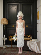 Magic Enchantment Satin Corset Wedding Dress