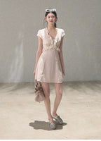 Lyocell Linen Tie-Waist Dress