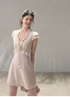 Lyocell Linen Tie-Waist Dress