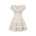 Starry Bloom Fairy Corset Mini Dress