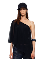 Handwoven Chain Cape Blouse