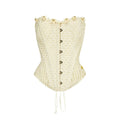 Golden Hour French Strapless Corset Top & Tiered Skirt Set