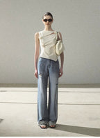 Sunny Trail Bohemian Wide-Leg Jeans