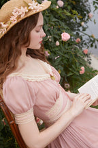 French Vintage Romantic Lace Dress