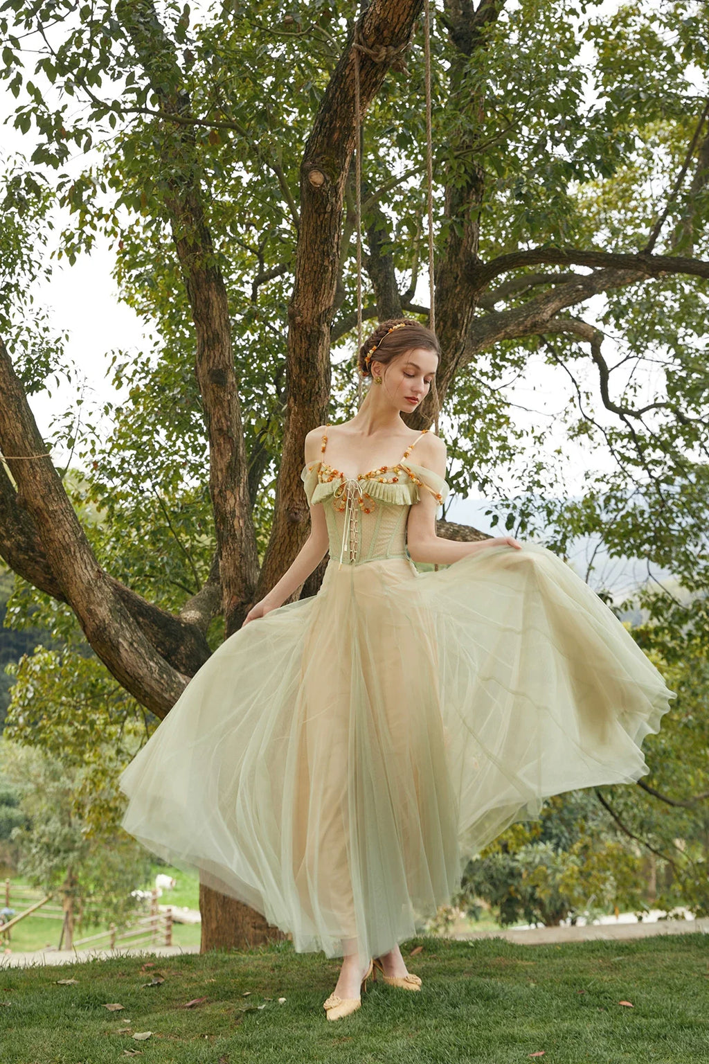 Enchanted Fairy c Top & Tulle Skirt Set