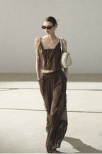 Lyocell Linen Camisole & Relaxed Trousers Set