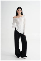 Waist-Cinching Fitted Long Sleeve T-Shirt