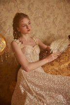 French Heiress Lace Corset Slip Dress