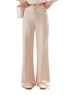 Airy Layered Lace Drawstring Pants