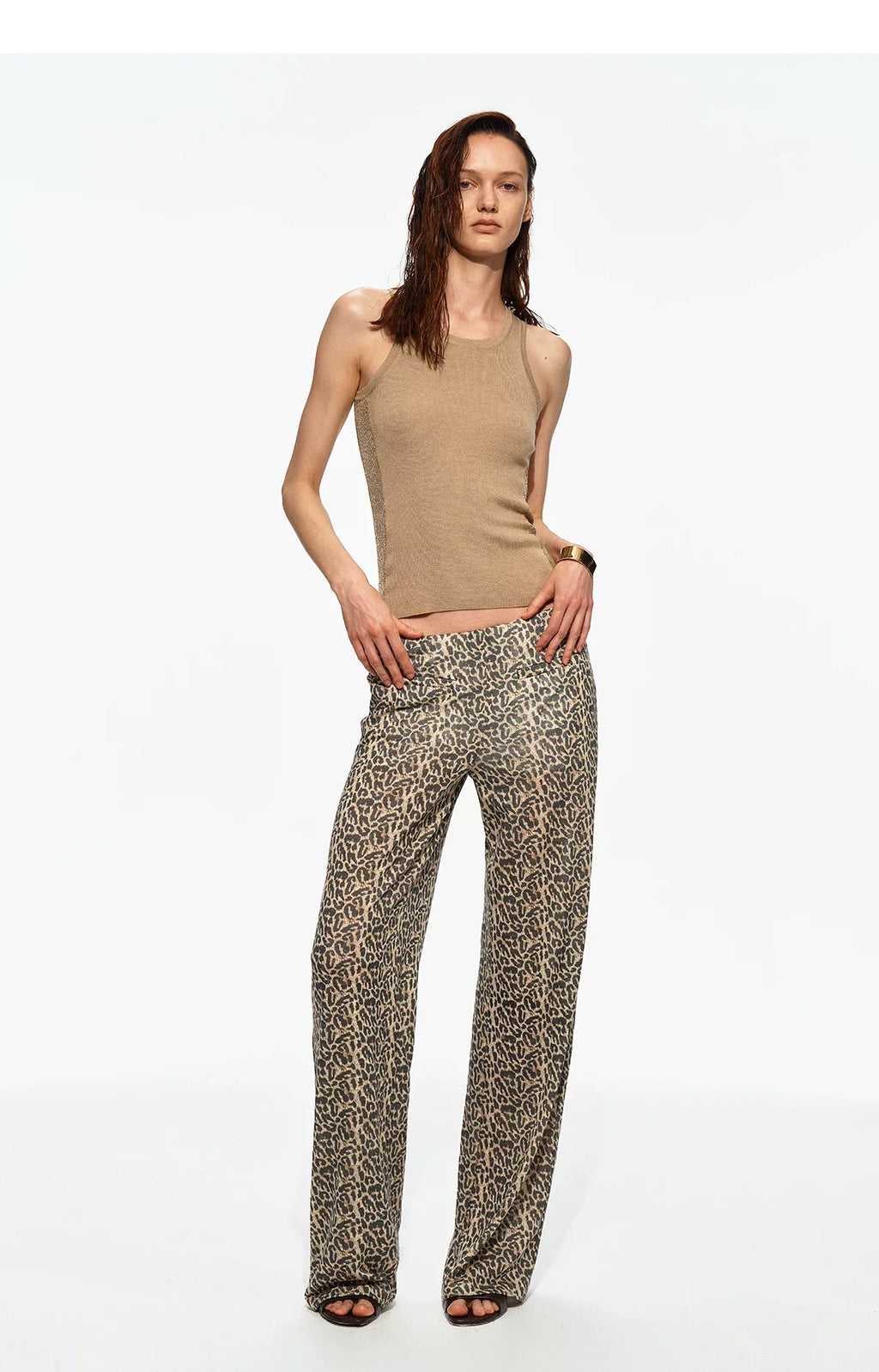 Gilded Wool Knit Tank