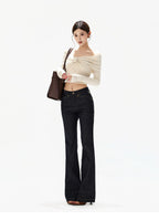 Twist Off-Shoulder Knit Mini Set