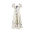 Wisteria French Floral Corset Dress