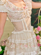 Starry Bloom Fairy Corset Mini Dress