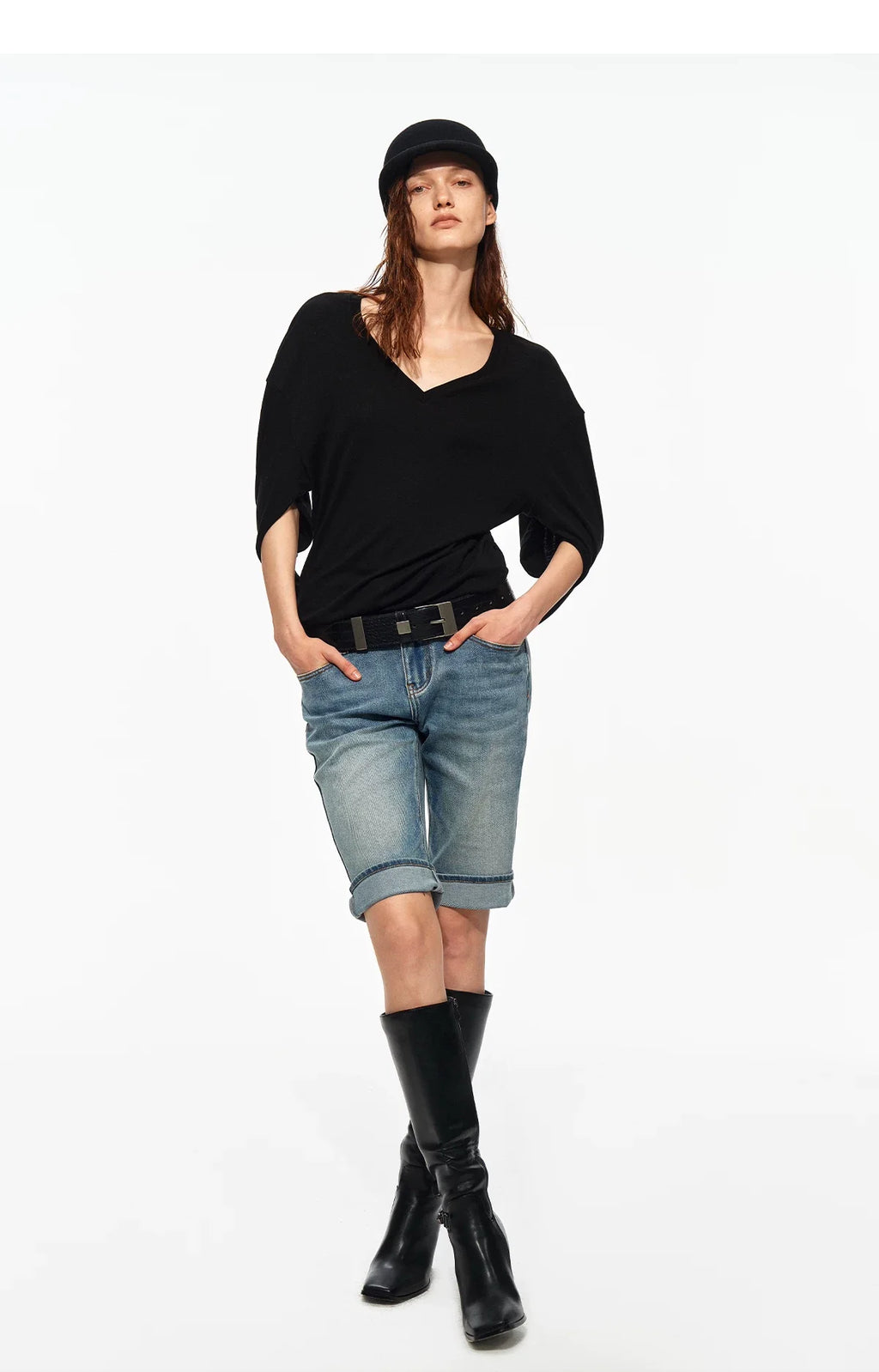 Tencel Acetate Skort Shorts