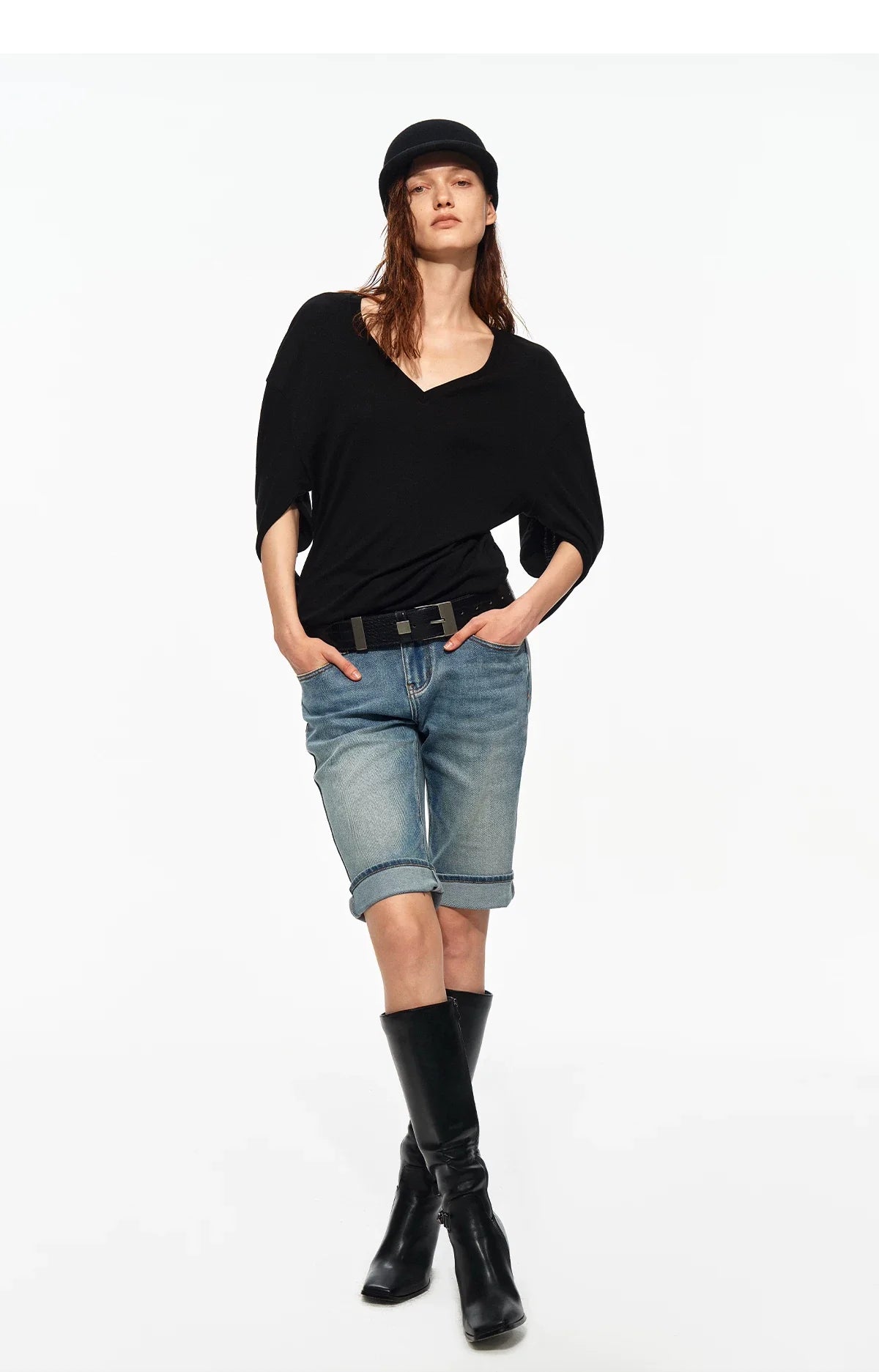 Tencel Acetate Skort Shorts