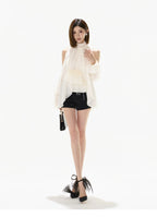 Vintage Court Halterneck Chiffon Sleeveless Blouse