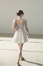 Lace-Spliced Cinched-Waist Vacation Camisole Dress