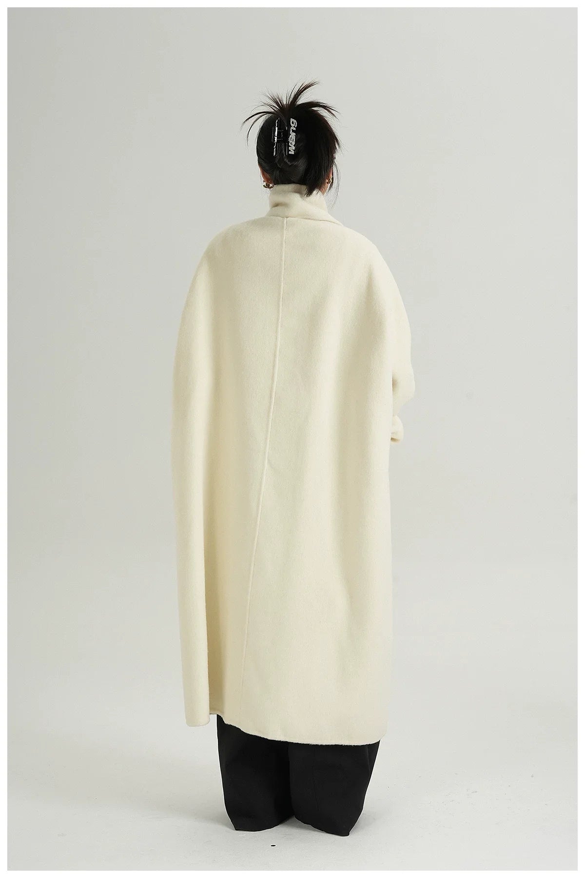Oversized Double-Faced Wool Long Coat