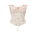 French Couture Lace Bustier & Skirt Set