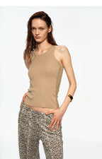 Gilded Wool Knit Tank