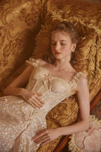 French Heiress Lace Corset Slip Dress