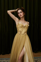 Nile Rose Egyptian-Inspired Corset Gown