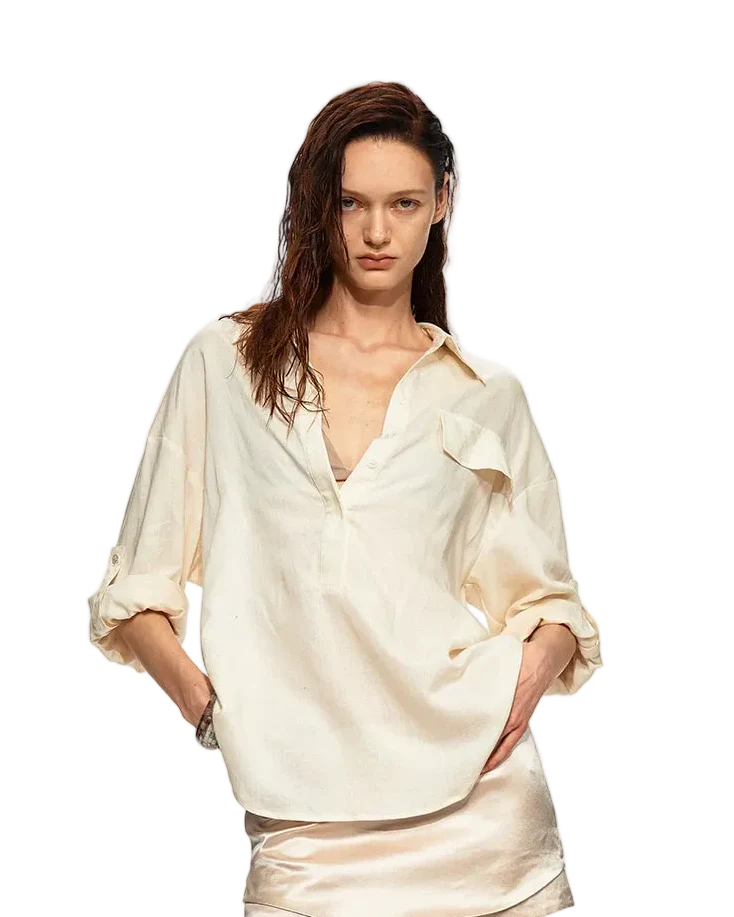 Tencel Linen Textured Shirt