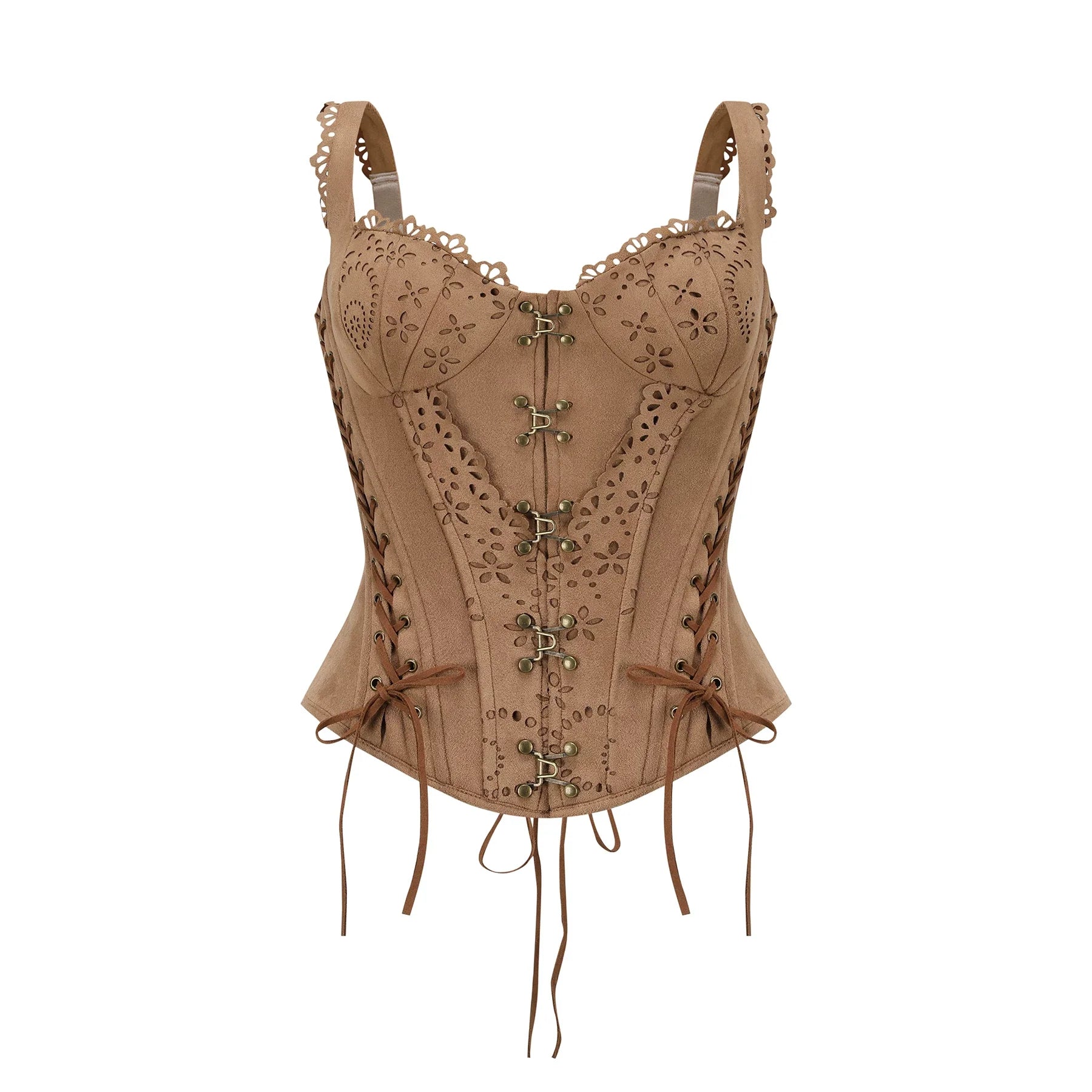 Vintage Corset Top & Princess Mini Skirt Set
