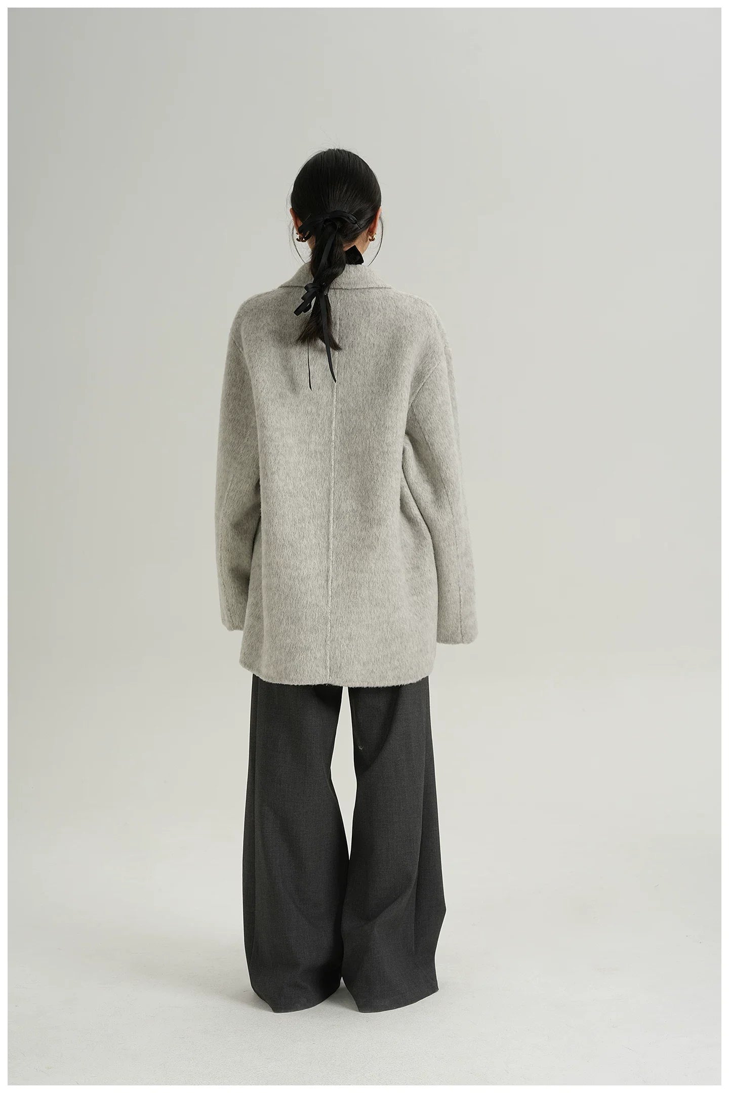 Relaxed-Fit Mid-Length Wool Blazer