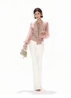 Versatile Queen Low-Rise Flared Trousers