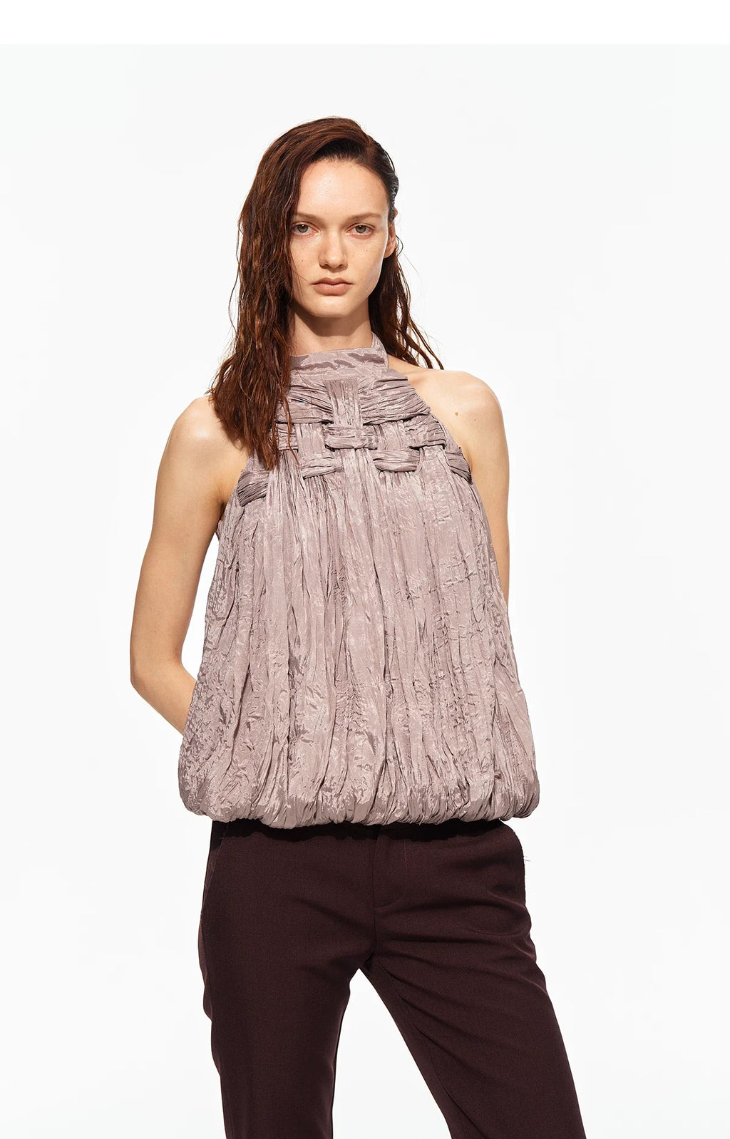 Handwoven Halter Bubble Tank