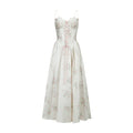 French Vintage Court-Style Satin Slip Gown