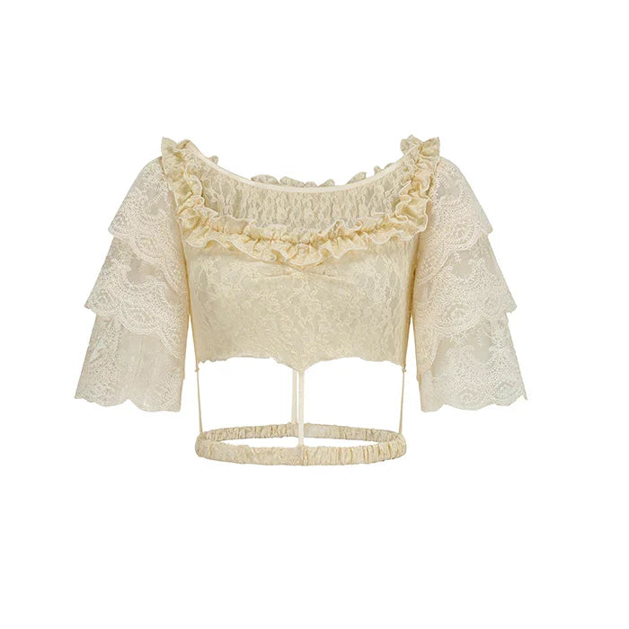 Coronation Morning Song Lace Inner Top