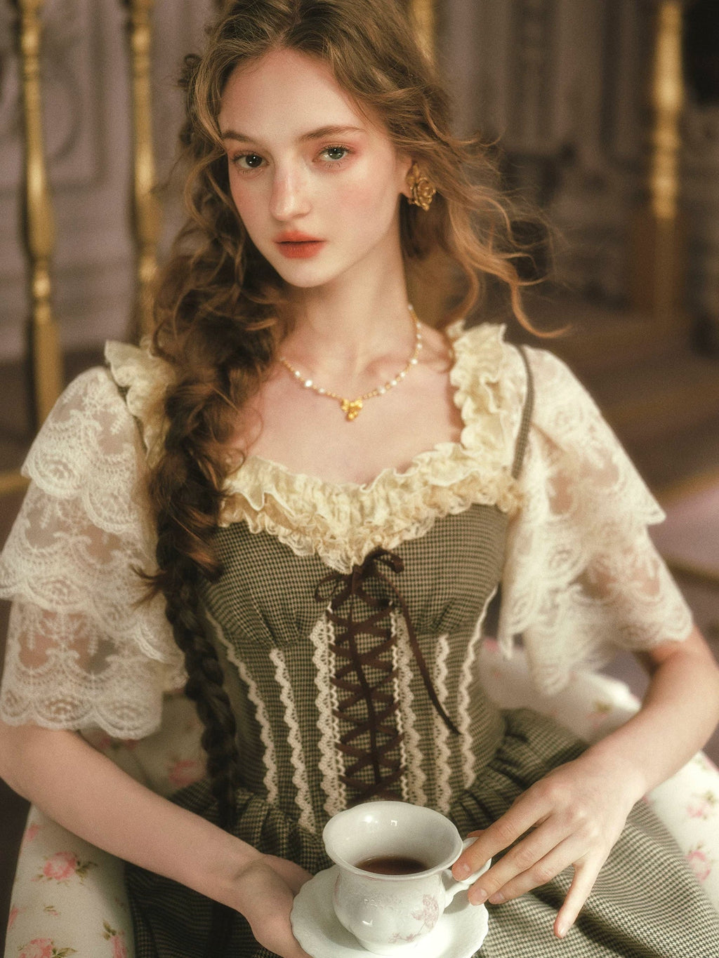 Coronation Morning Song Lace Inner Top