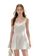 Bow Detail Short A-Line Dress