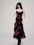 Backless New Chinese Slip Maxi Dress