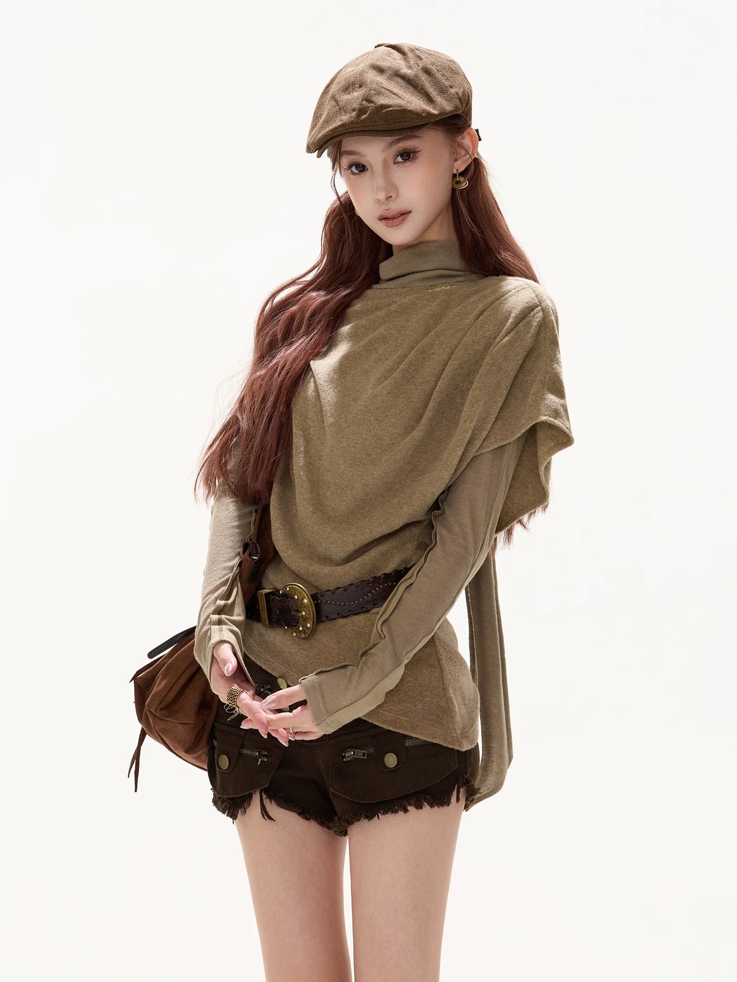 Textured Panel Knit Base Layer