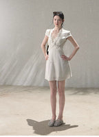 Lyocell Linen Tie-Waist Dress